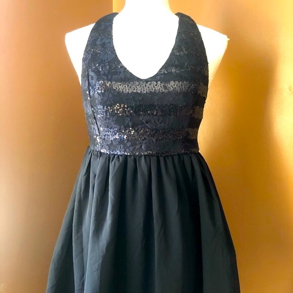 Black Racerback Dress - Picture 3 of 6
